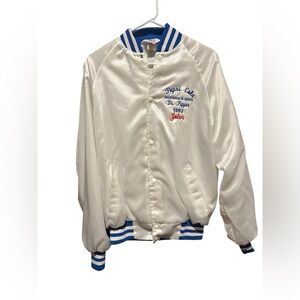 VINTAGE PEPSI CO BOMBER SATIN JACKET / Large / JOHN / PTP-23”